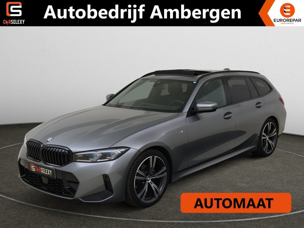 BMW 3 Serie Touring 318i M Sport / Pano / 19 inch / Adap. Cr, Auto's, BMW, Automaat, Achterwielaandrijving, Gebruikt, 4 cilinders