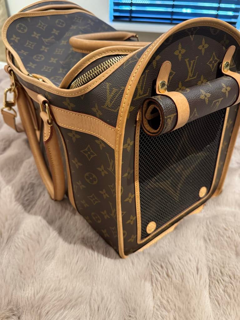 Louis vuitton dog carrier, Ophalen of Verzenden, Zo goed als nieuw