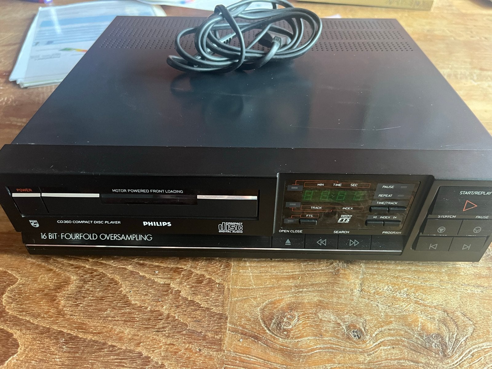 Philips CD360 CD-speler (defect) - Lees beschrijving!, Ophalen of Verzenden, Niet werkend, Philips
