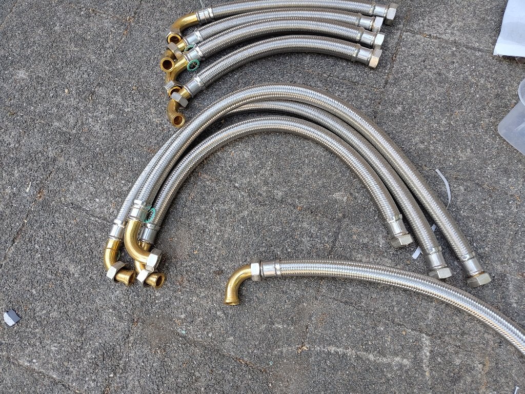 Hele partij €50 !!! flex buizen 1" en 3/4"  diverse lengtes, Doe-het-zelf en Verbouw, Ophalen, Nieuw, Overige typen