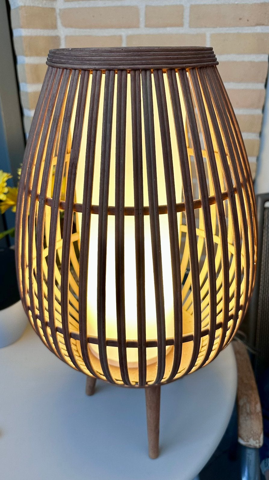 Staande lamp, Ophalen, E27 (groot), Zo goed als nieuw, Minder dan 100 cm