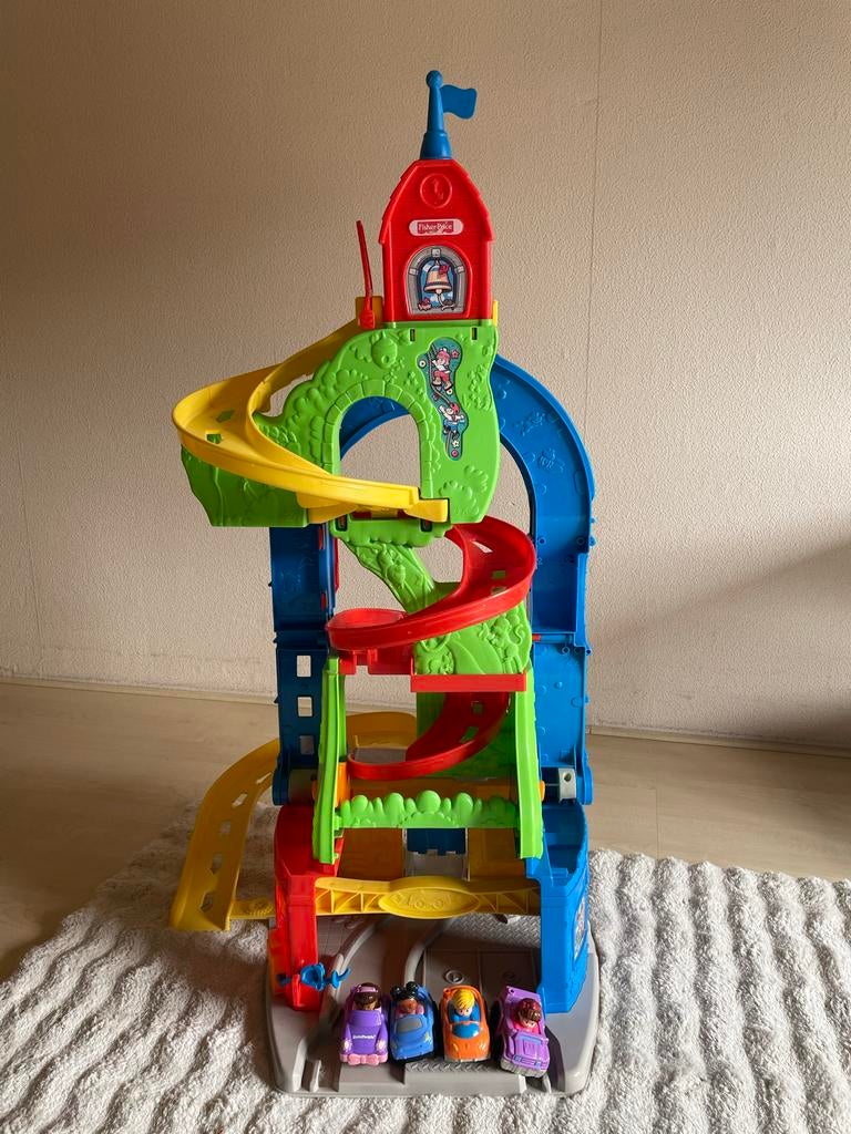 Little People racebaan in hoogte verstelbaar, Zelf te bouwen, Handmatig, Ophalen, Overige merken