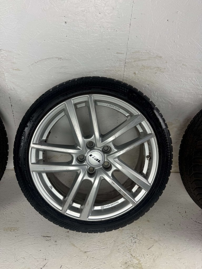Volkswagen Golf Caddy Audi A3 velgen 18" 5x112 winterset 8mm, Niet ingevuld, 18 inch, Gebruikt, Banden en Velgen