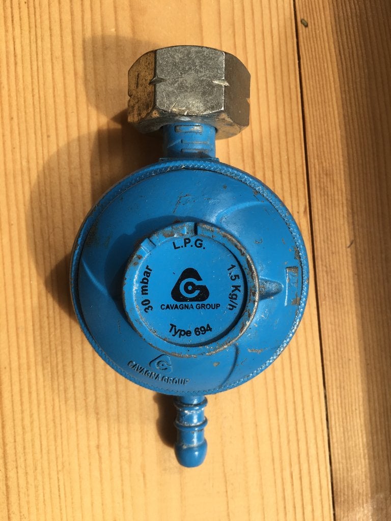 Drukregelaar voor een gasfles, Ophalen of Verzenden, Gebruikt