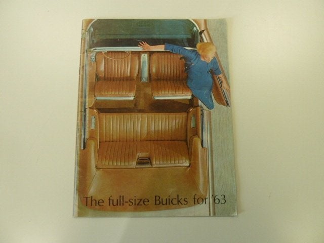 1963 Buick Full-Size Brochure USA, Verzenden, Gelezen, Overige merken