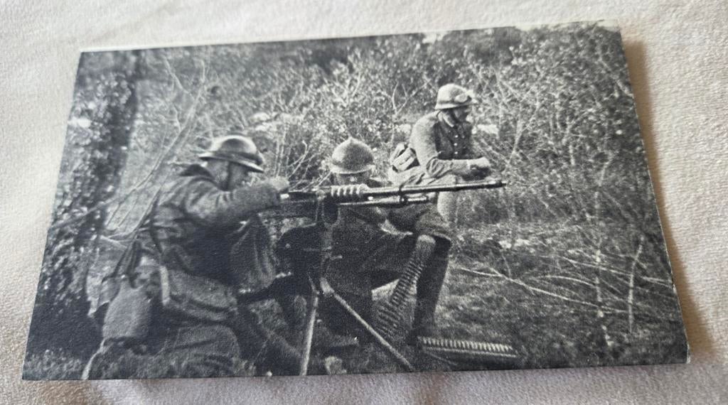 Franse leger - Cavalerie-machinegeweer, Verzenden, Voor 1920, Ongelopen, Overige thema's