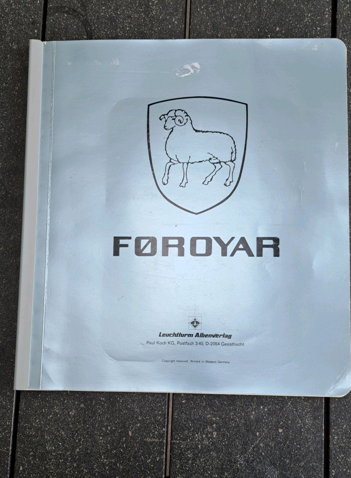 Leeg postzegelalbum Foroyar 1975-1984 - Leuchtturm Albenverl, Ophalen of Verzenden, Verzamelalbum