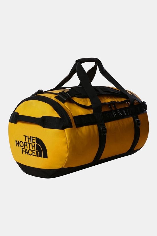 The North Face Base Camp Duffel M 71L Geel/Zwart – Z.G.A.N, Ophalen of Verzenden, Zo goed als nieuw