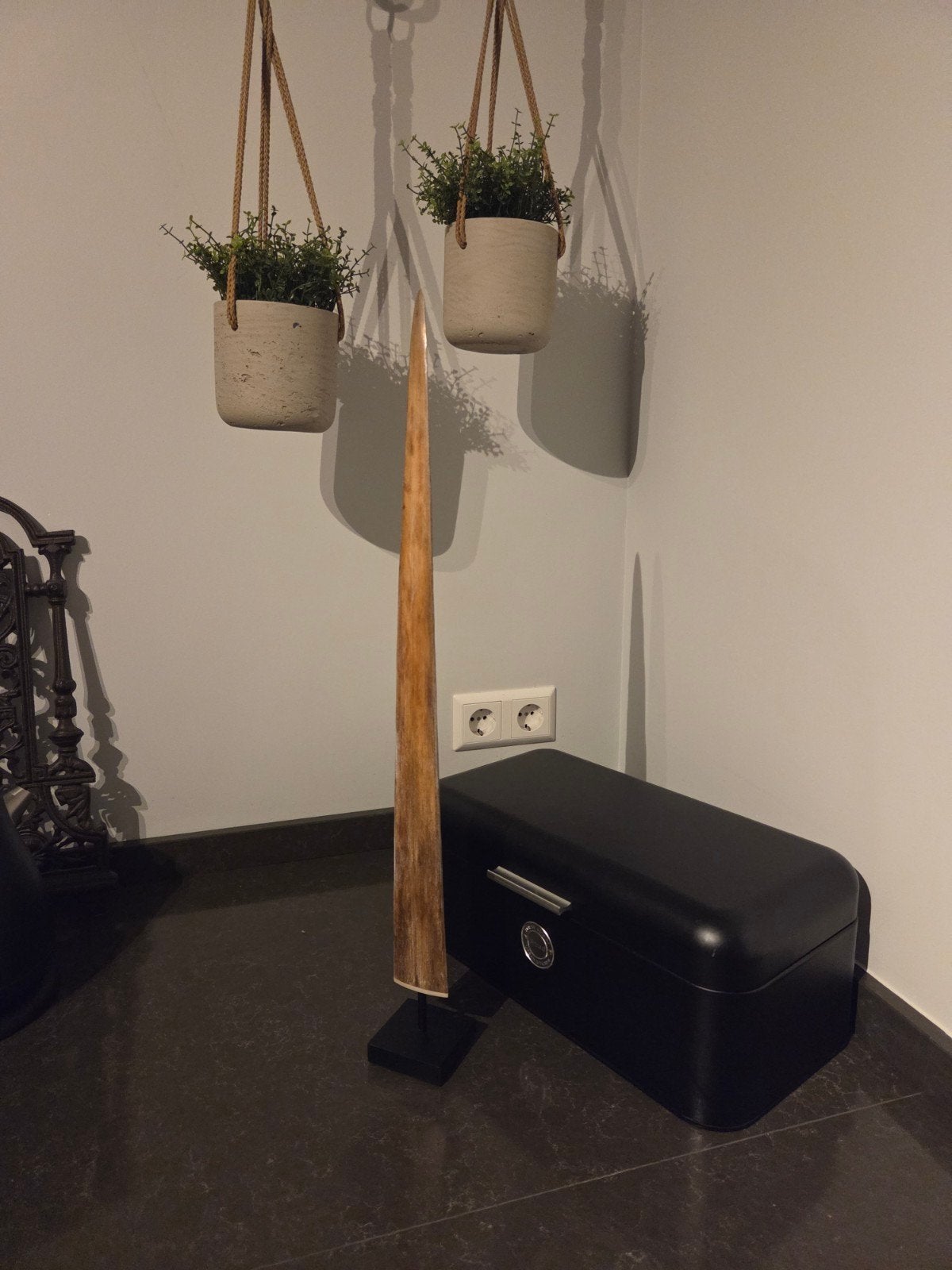 zwaardvistand op voet decoratief ornament 66 cm hoog, Ophalen of Verzenden