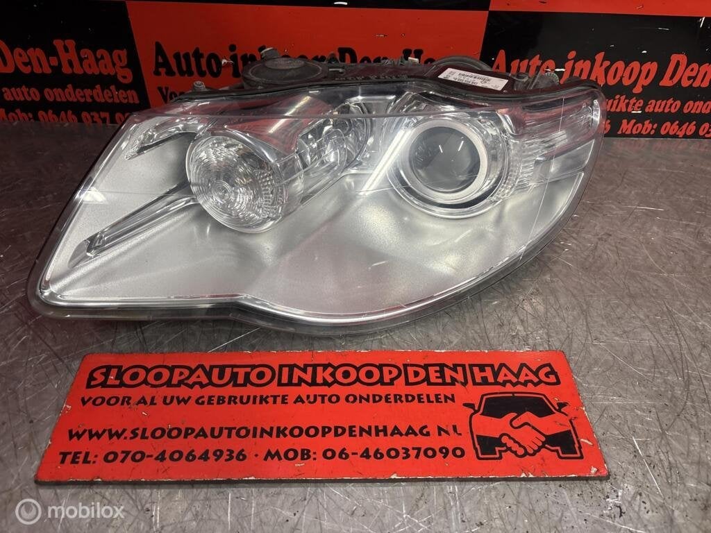 Volkswagen Touareg ('07-'10) BI Xenon Koplamp Links | HELLA, Gebruikt, Volkswagen, Ophalen of Verzenden