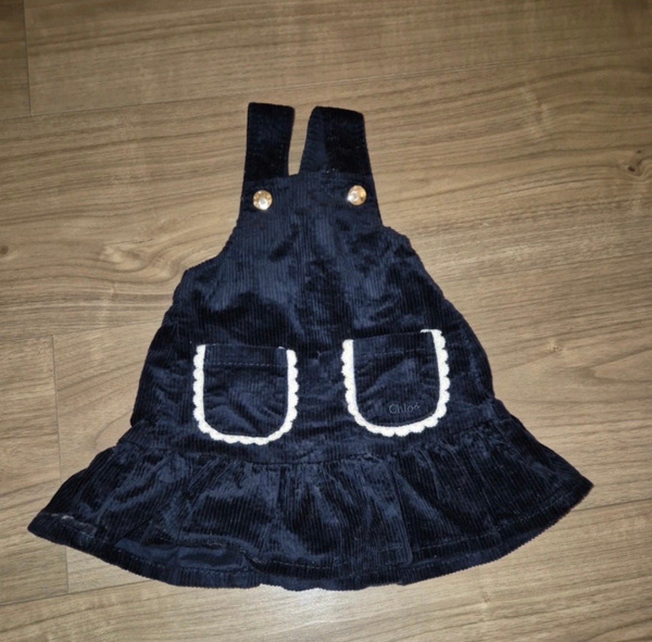Chloé baby corduroy jurkje, maat 6M, Verzenden, Zo goed als nieuw, Meisje