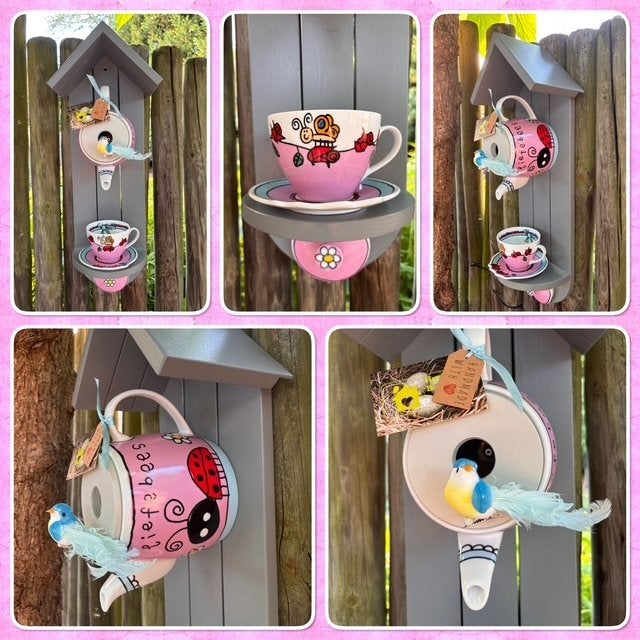Cadeautip! Babette Liefebees Theepot Vogelhuisje, Keramiek, Overige typen, Nieuw, Ophalen of Verzenden