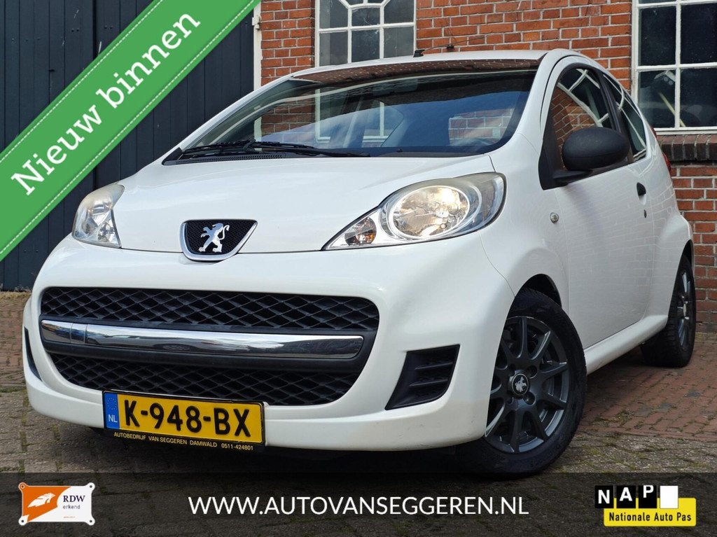 Peugeot 107 1.0-12V - APK / Garantie, Auto's, Voorwielaandrijving, Gebruikt, 4 stoelen, Bedrijf