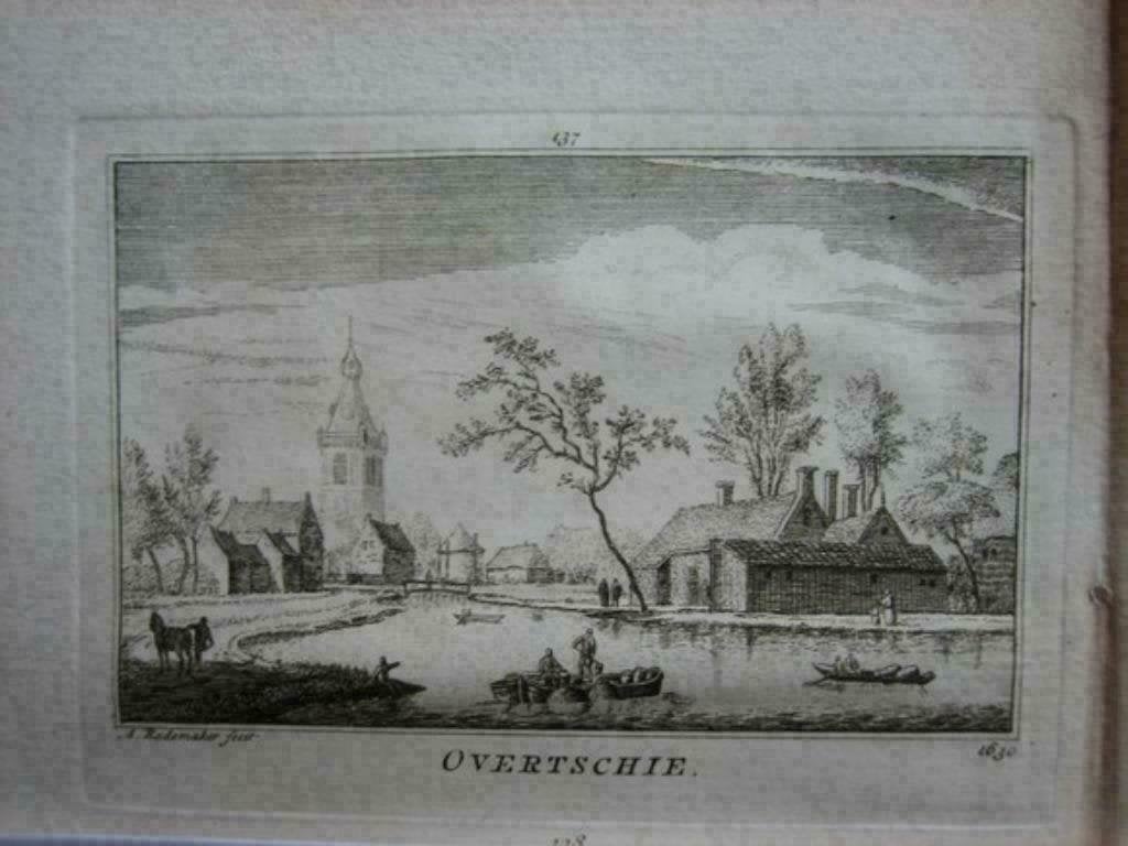 137 / Overschie Kopergravure 18e Eeuw, Ophalen of Verzenden