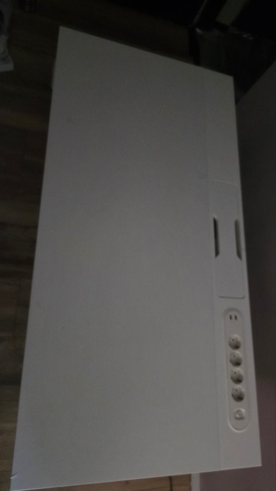 zit/sta voor bureau, elektrisch/wit, 120/140/160x60 cm, Ophalen of Verzenden, Elektrisch