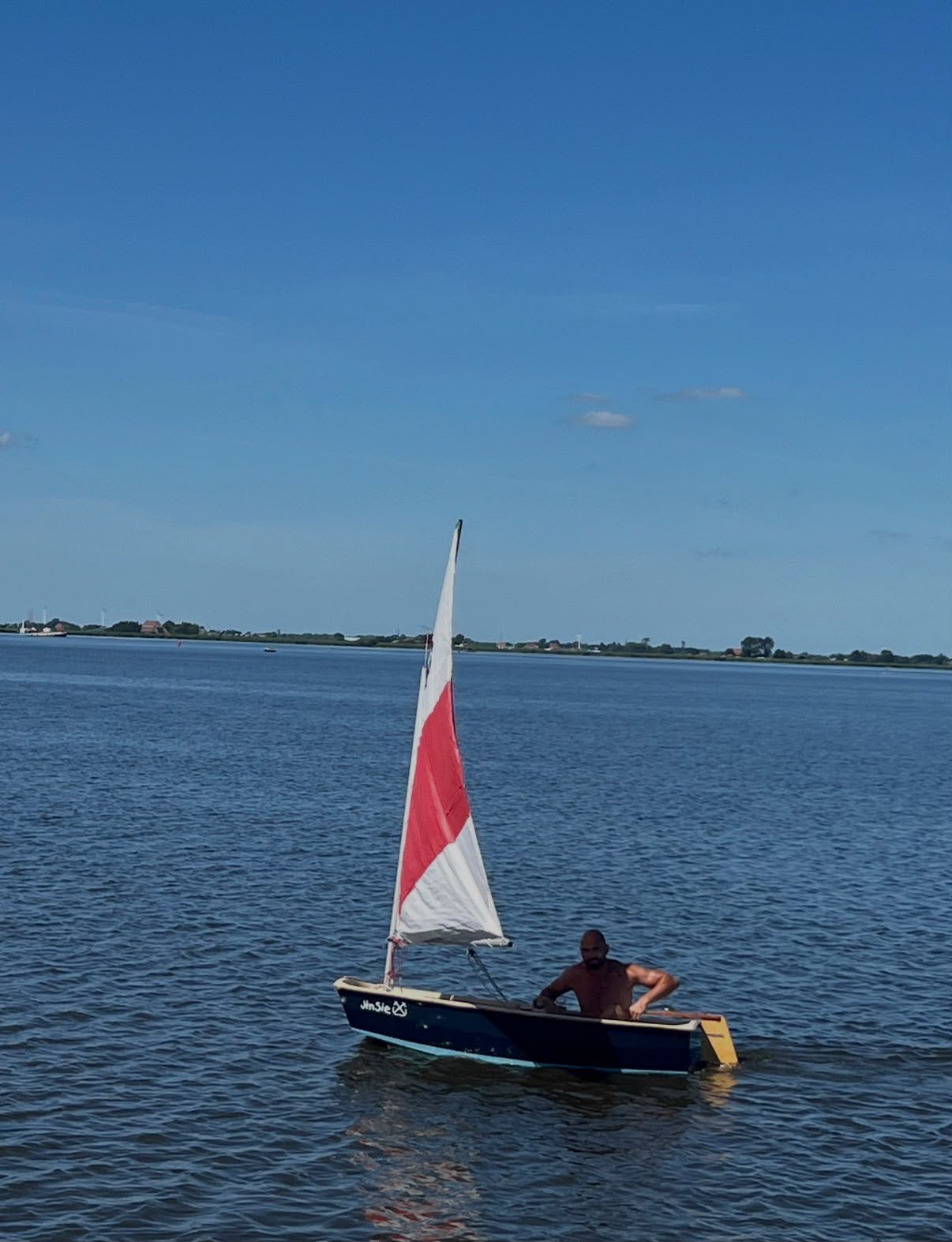 Complete optimist met beach trailer, Watersport en Boten, Ophalen, Zo goed als nieuw, Minder dan 15 m²