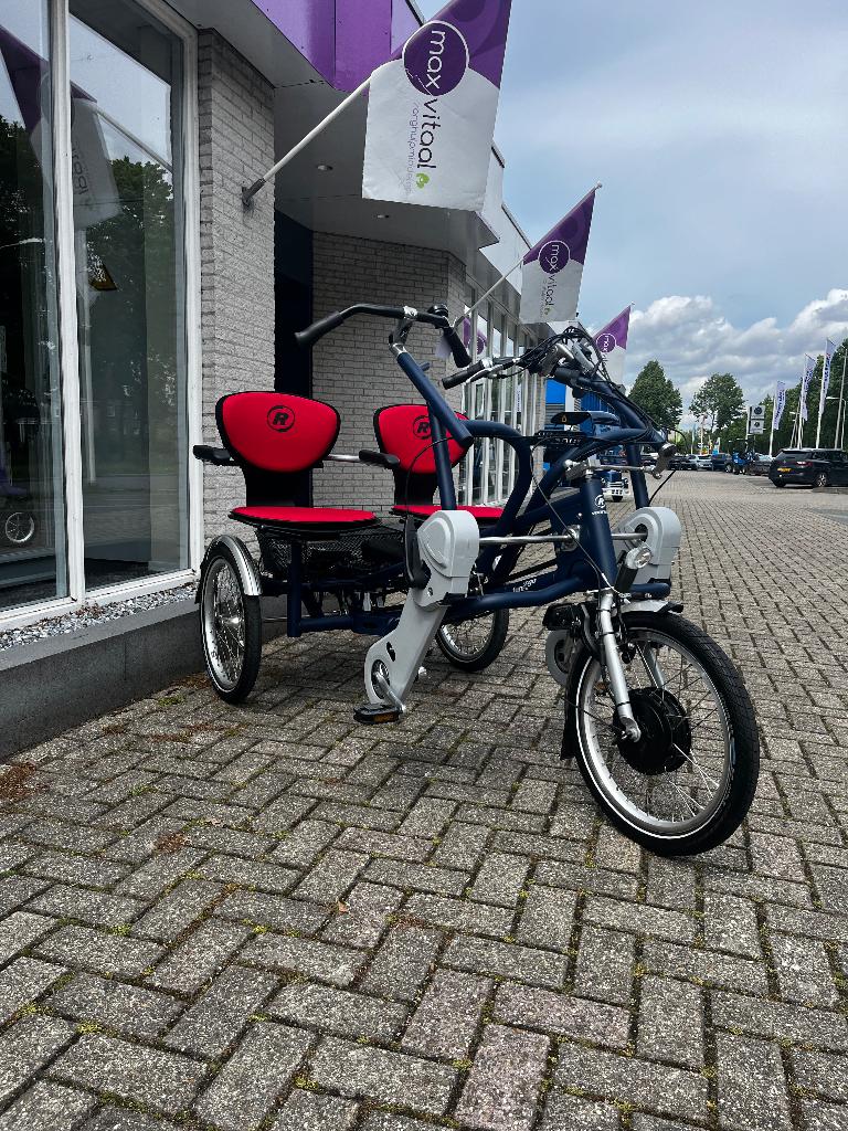 Van Raam Fun2Go Duo Fiets, Fietsen en Brommers, Fietsen | Driewielfietsen, Zo goed als nieuw, Schijfrem, Ophalen