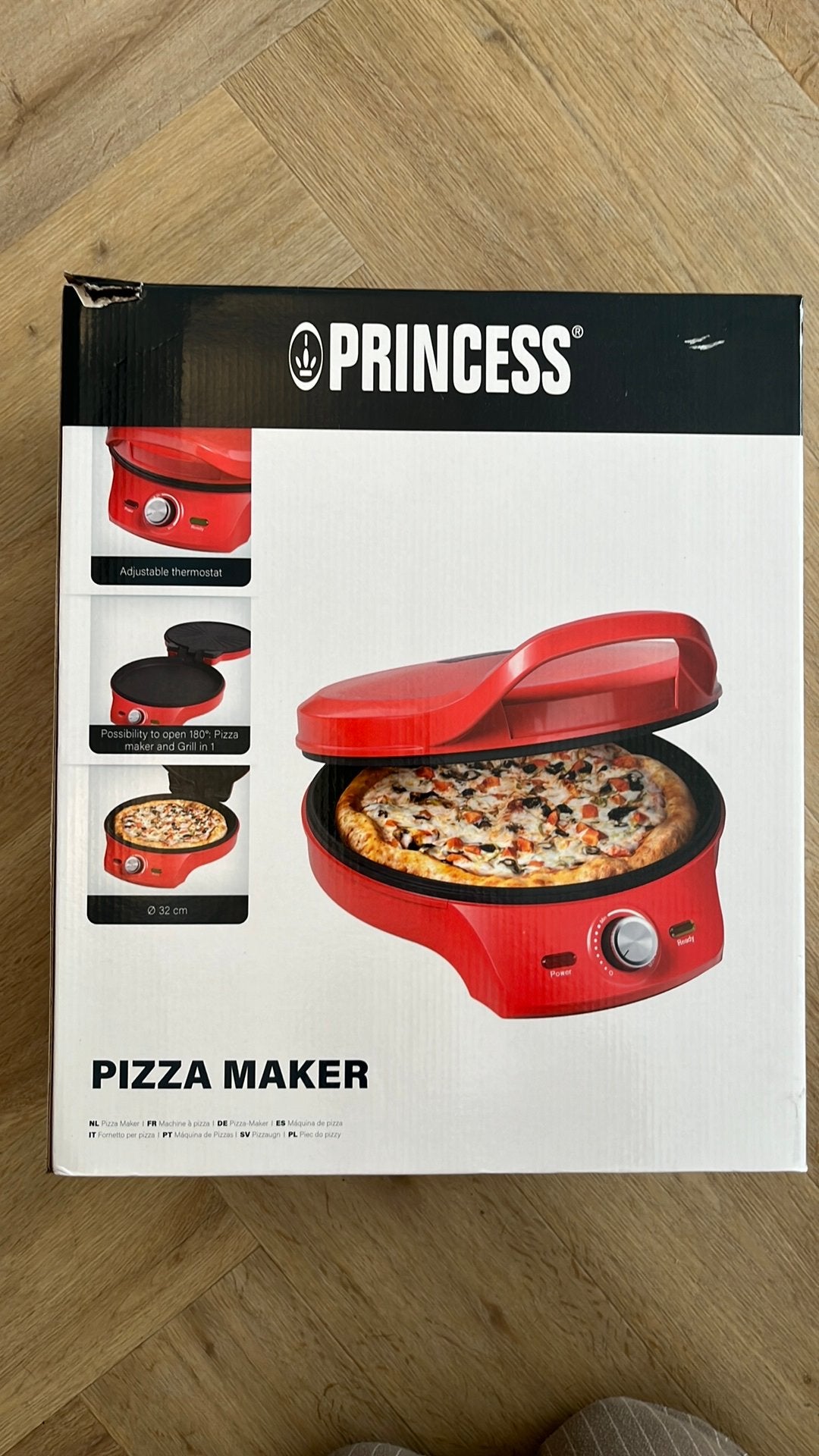Princess pizzamaker, Ophalen, Nieuw