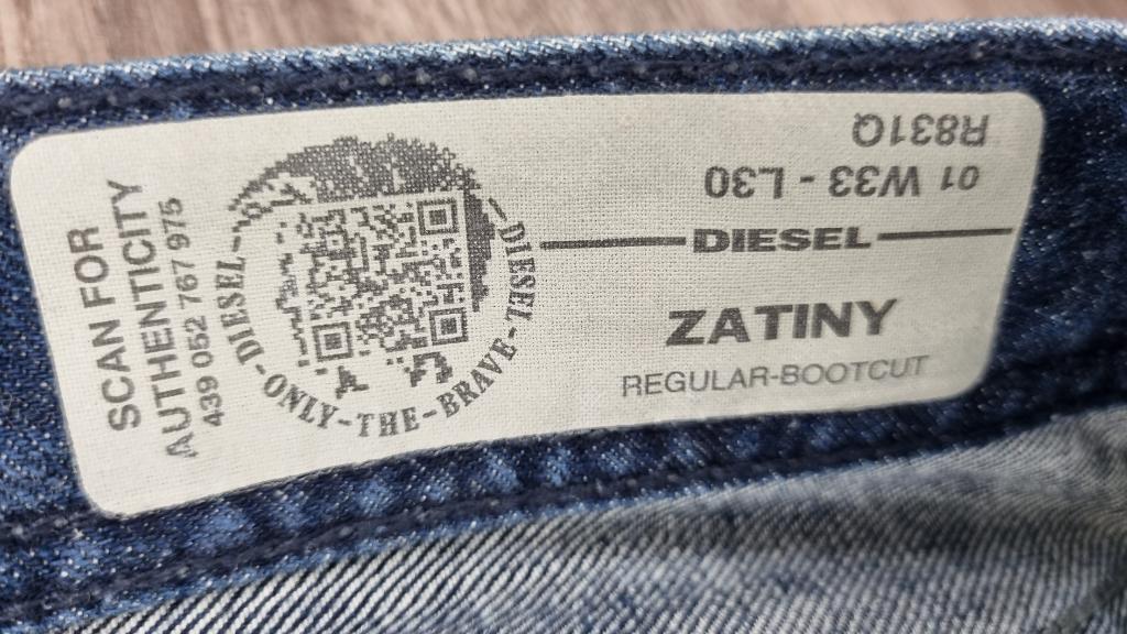 Diesel ZATINY W33 L30 = 33x30 - vintage - BOOTCUT #D2456, Kleding | Heren, Spijkerbroeken en Jeans, Diesel, Blauw, Diesel, Ophalen of Verzenden