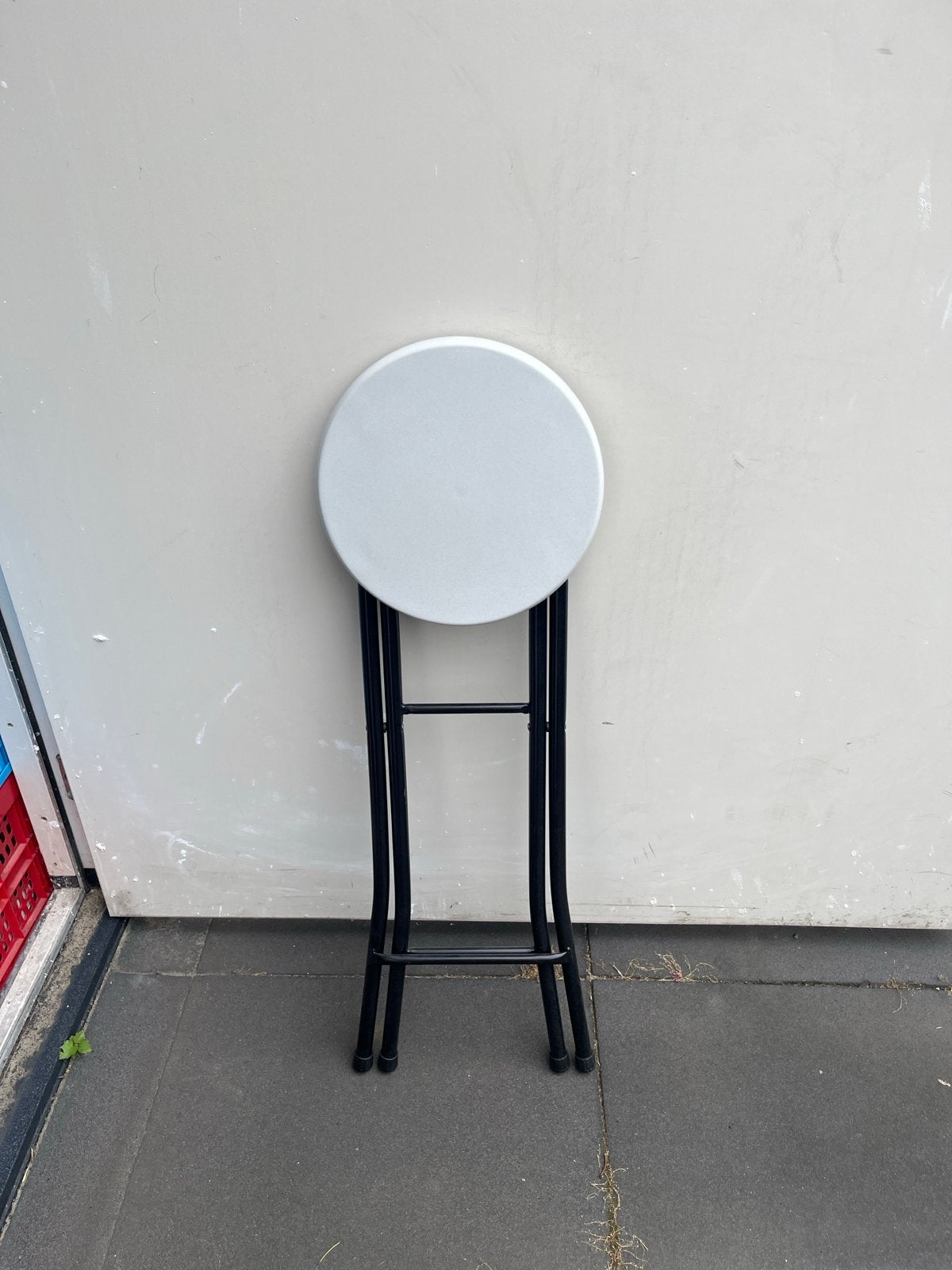 Opvouwbare barkruk, Ophalen, Gebruikt, 60 tot 90 cm, 1 kruk