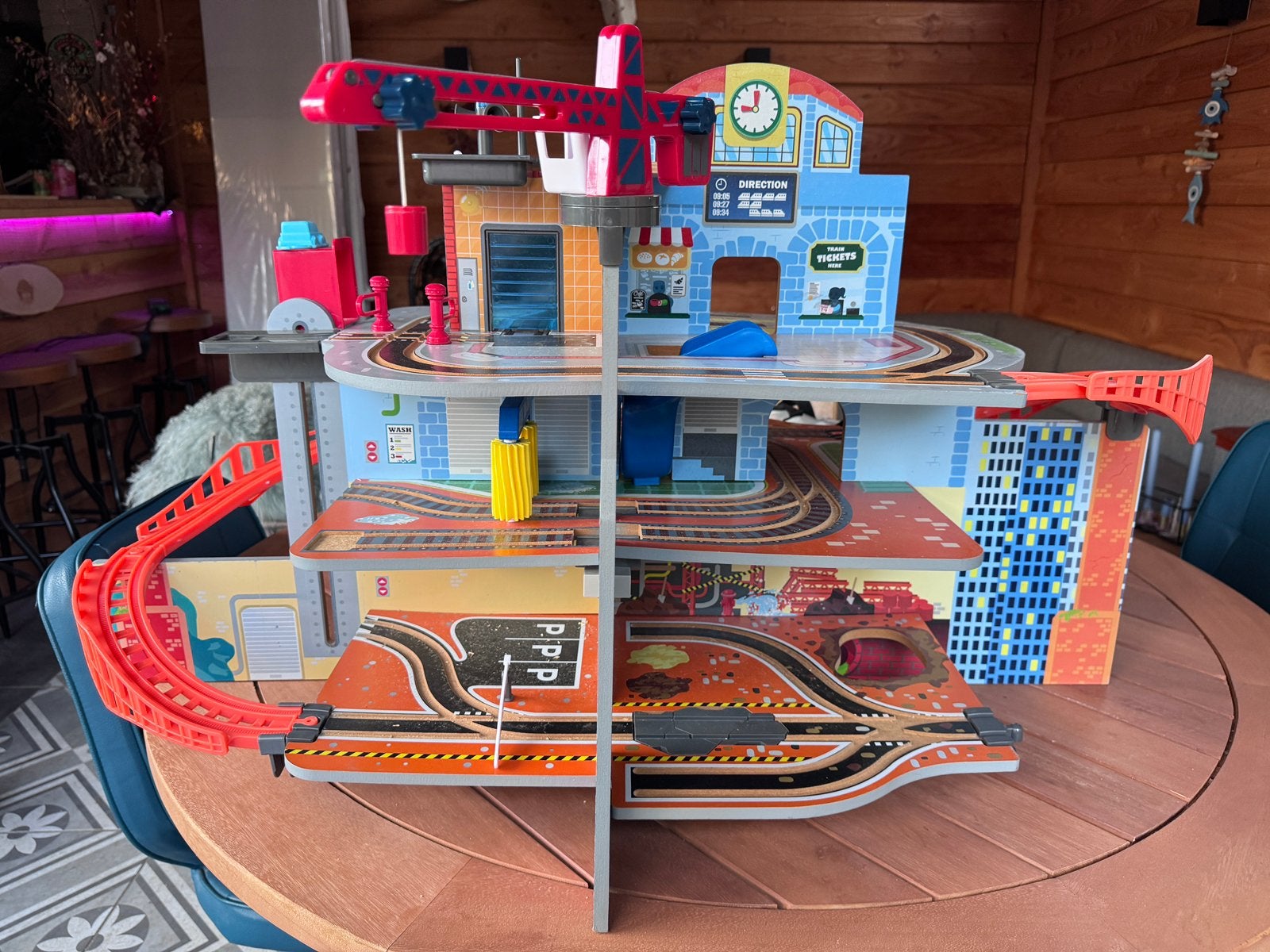 Playtive treinstation, Ophalen, Gebruikt