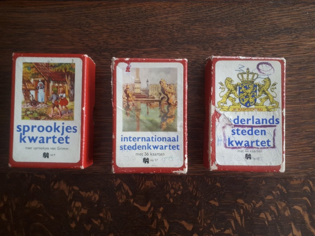 kwartetspellen, Ophalen of Verzenden, Gebruikt, Kwartet(ten)