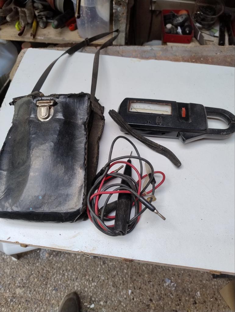 Vintage Kyoritsu AC Volt-Ammeter-Ohmmeter met tas, Ophalen of Verzenden, Gebruikt, Multimeter