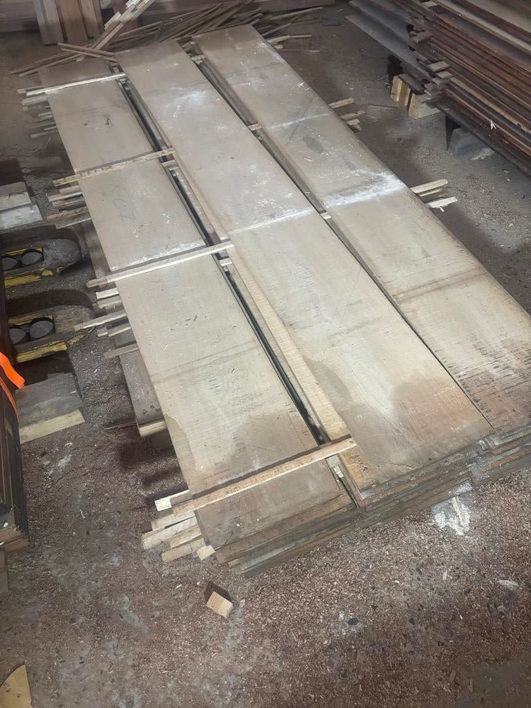 Ruig dikfineer! Ongeschaafd 7 tot 9mm dik, Ophalen, Gebruikt, 25 tot 50 mm, Plank