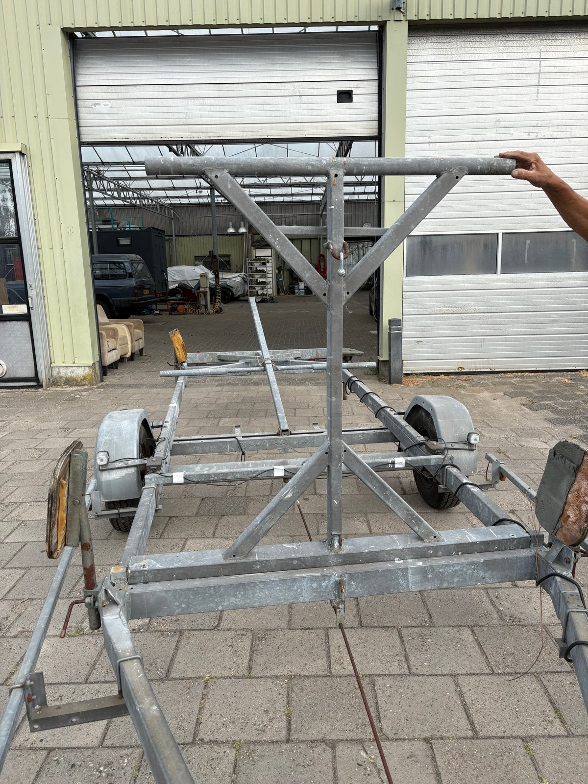 boottrailer met kenteken, Ophalen, Gebruikt