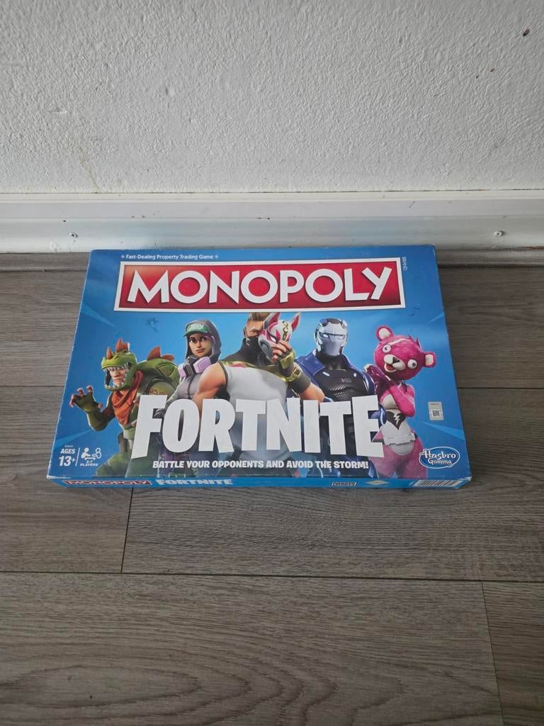 Monopoly Fortnite Editie Bordspel, Een of twee spelers, Ophalen, Zo goed als nieuw, Hasbro