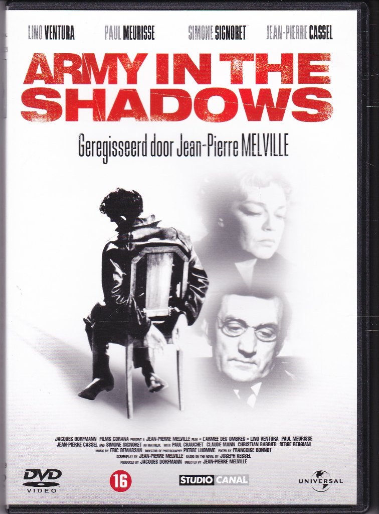 Army in the shadows ֎ 1969, Lino Ventura, Simone Signoret, Vanaf 16 jaar, Frankrijk, Ophalen of Verzenden, Oorlog