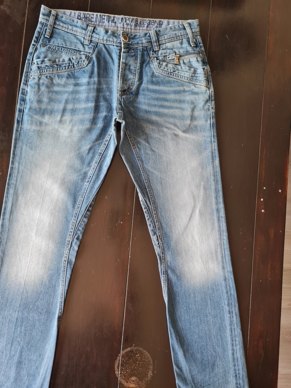 CLASSIC PME LEGEND BARE METAL STRAIGHT FIT 34/34, Blauw, Ophalen of Verzenden, W33 - W34 (confectie 48/50), Pme Legend