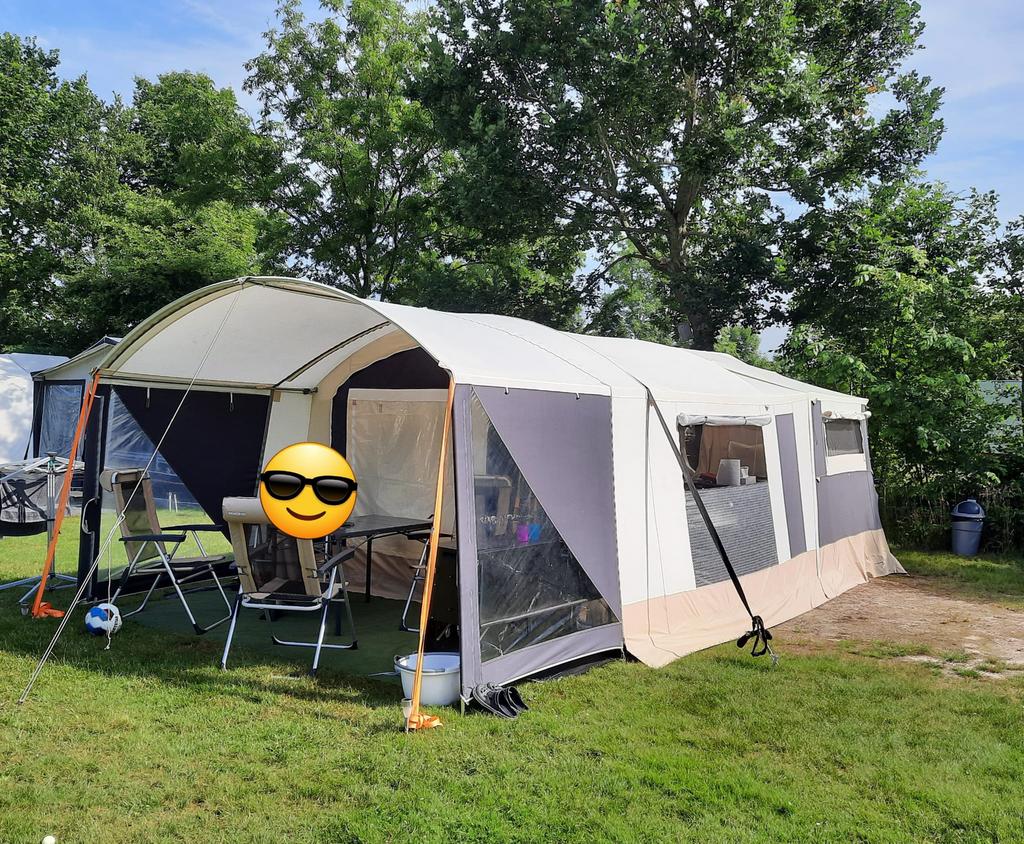 Vouwwagen Trigano Galleon GL 2017, Caravans en Kamperen, Ophalen, Trigano, Meerkleurig, Aanwezig