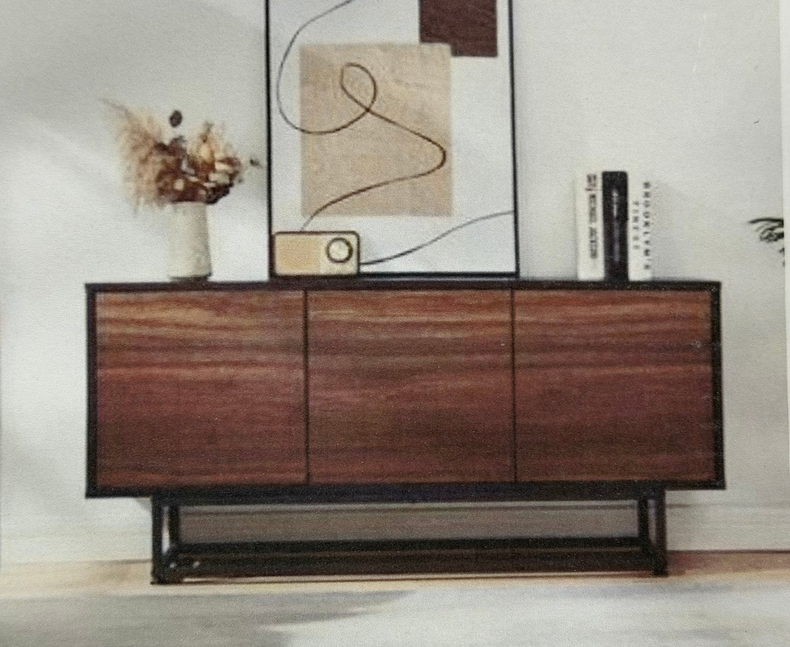 Leuk nieuw klein tv meubel dressoir, 100 tot 150 cm, Zo goed als nieuw, 25 tot 50 cm, Met deur(en)