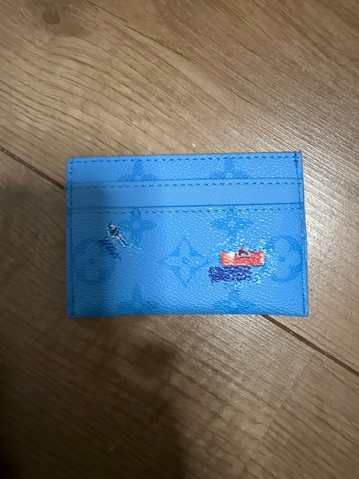 Louis Vuitton Kaarthouder - Blauw, Sieraden, Tassen en Uiterlijk, Portemonnees, Verzenden, Zo goed als nieuw, Blauw, Overige merken