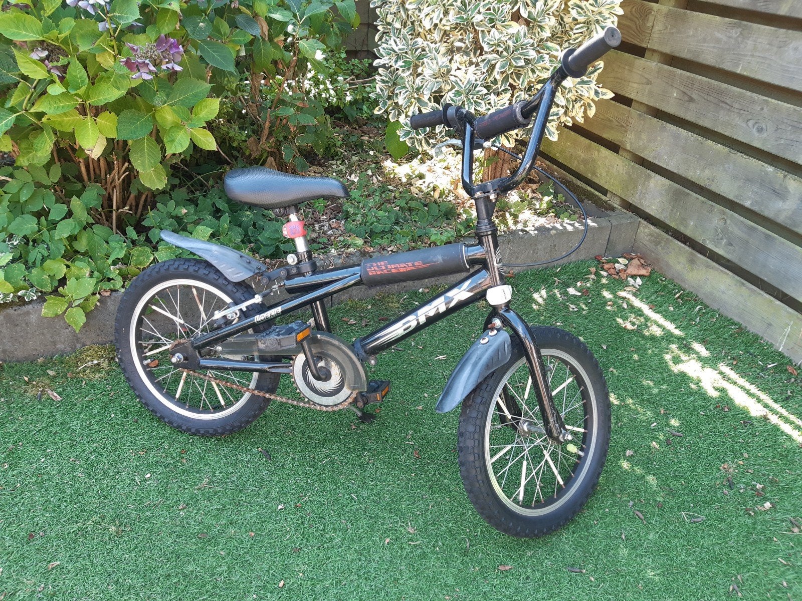 BMX Loekie kinderfiets - Zwart, 16 inch, Fietsen en Brommers, Fietsen | Crossfietsen en BMX, Ophalen, Terugtraprem, Staal, Loekie