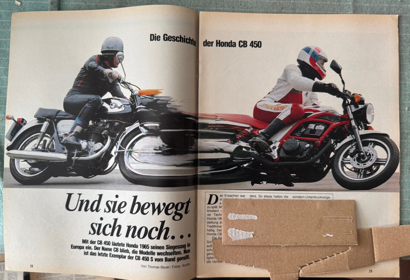 Verslag Honda CB450 model historie, Verzamelen, Verzenden, Zo goed als nieuw
