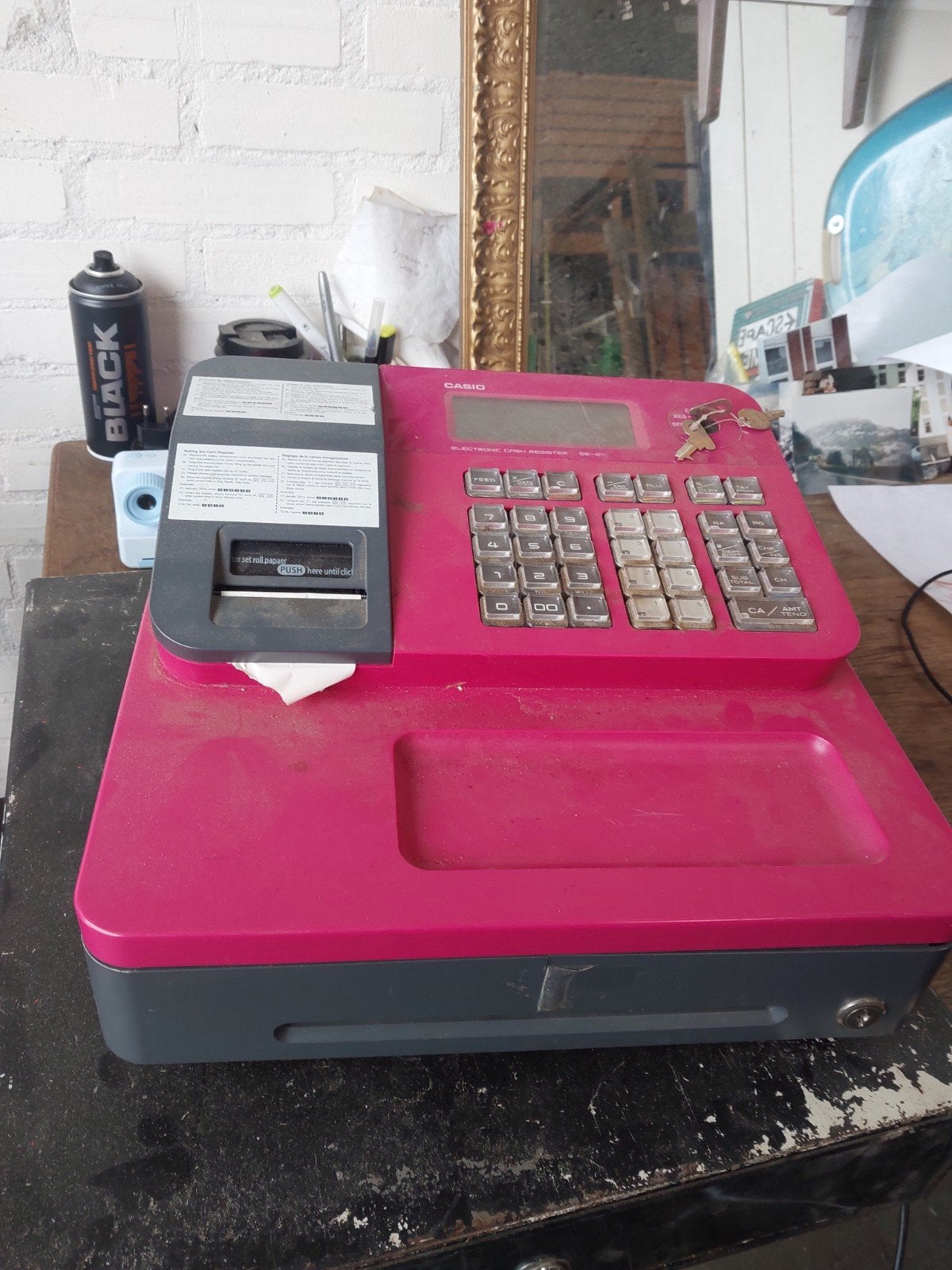 Roze Casio SE-G1 Kassa - Elektronisch Kassaregister, Ophalen of Verzenden