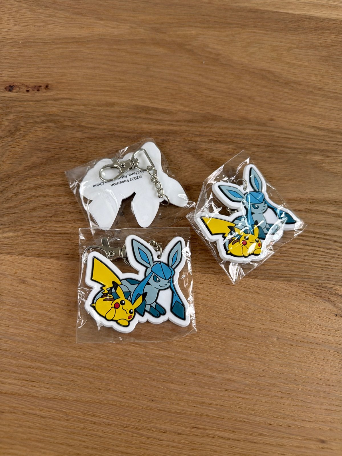 Pokémon Sleutelhangers - Pikachu & Glaceon (Nieuw), Ophalen of Verzenden, Nieuw, Knuffel of Figuurtje