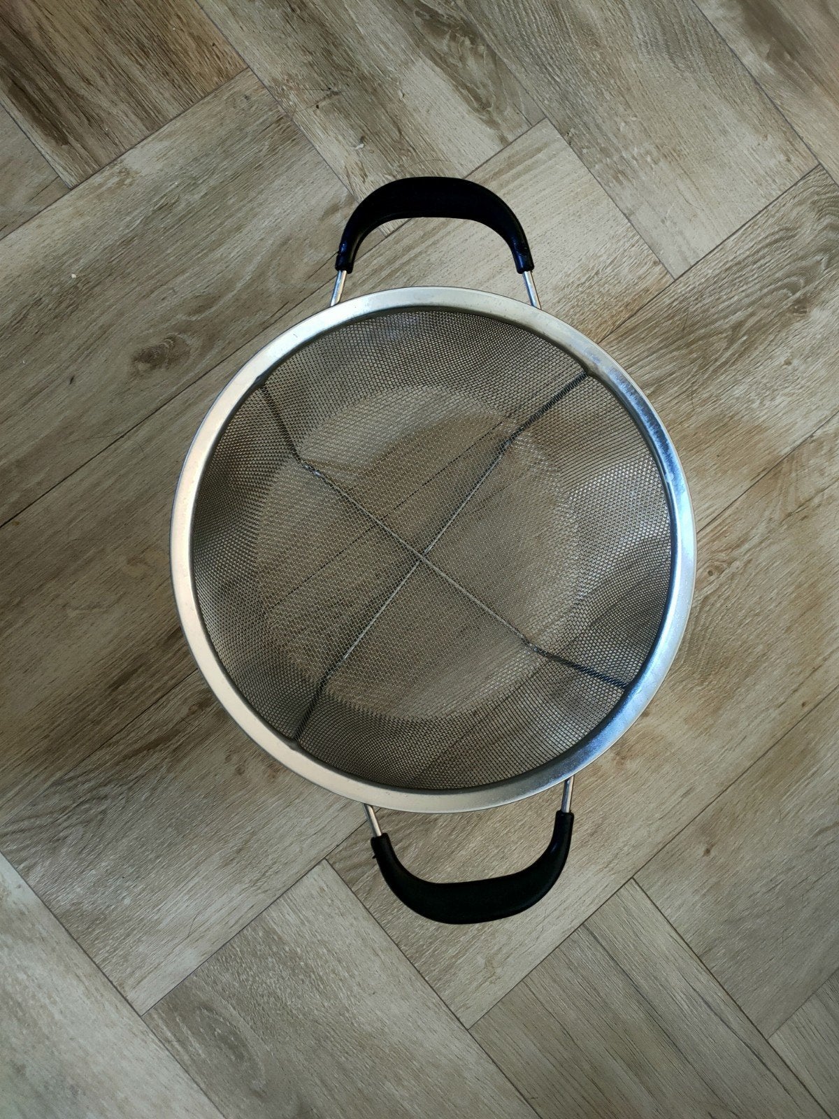 Roestvrijstalen vergiet essentials, Ophalen of Verzenden, Rond, Minder dan 50 cm, Minder dan 100 cm