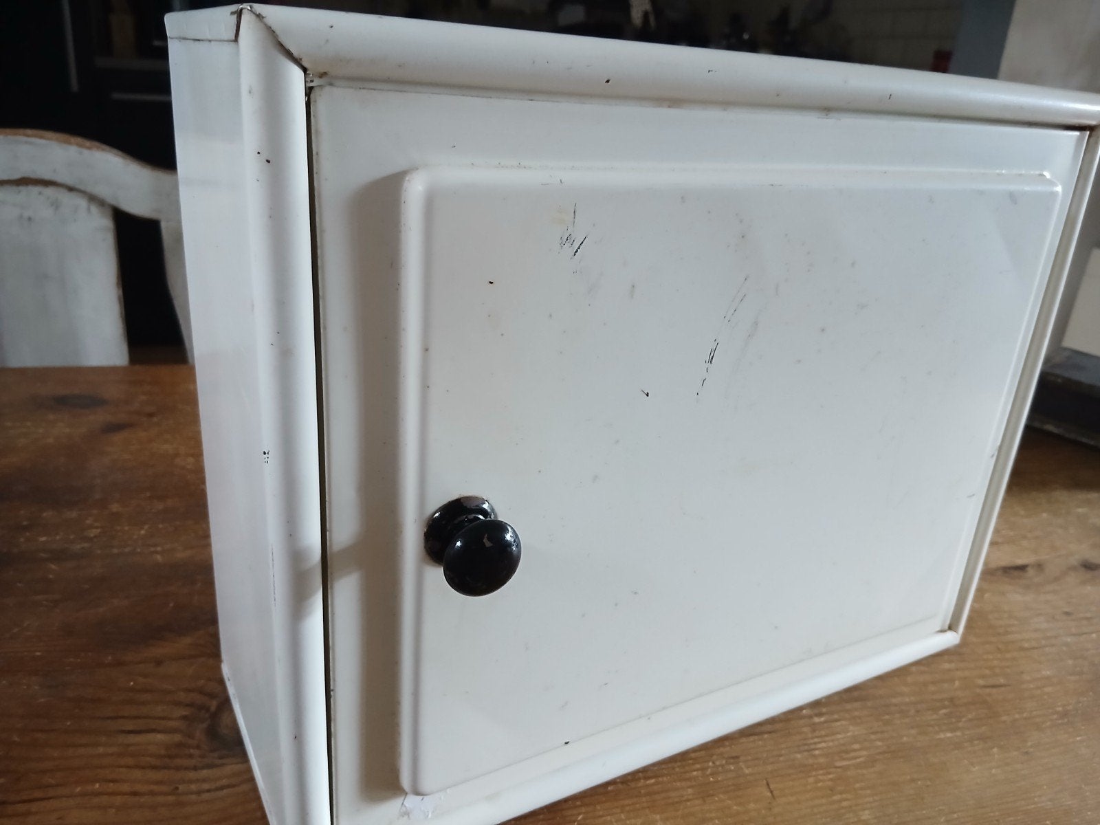 vintage metalen medicijnkastje, Ophalen of Verzenden