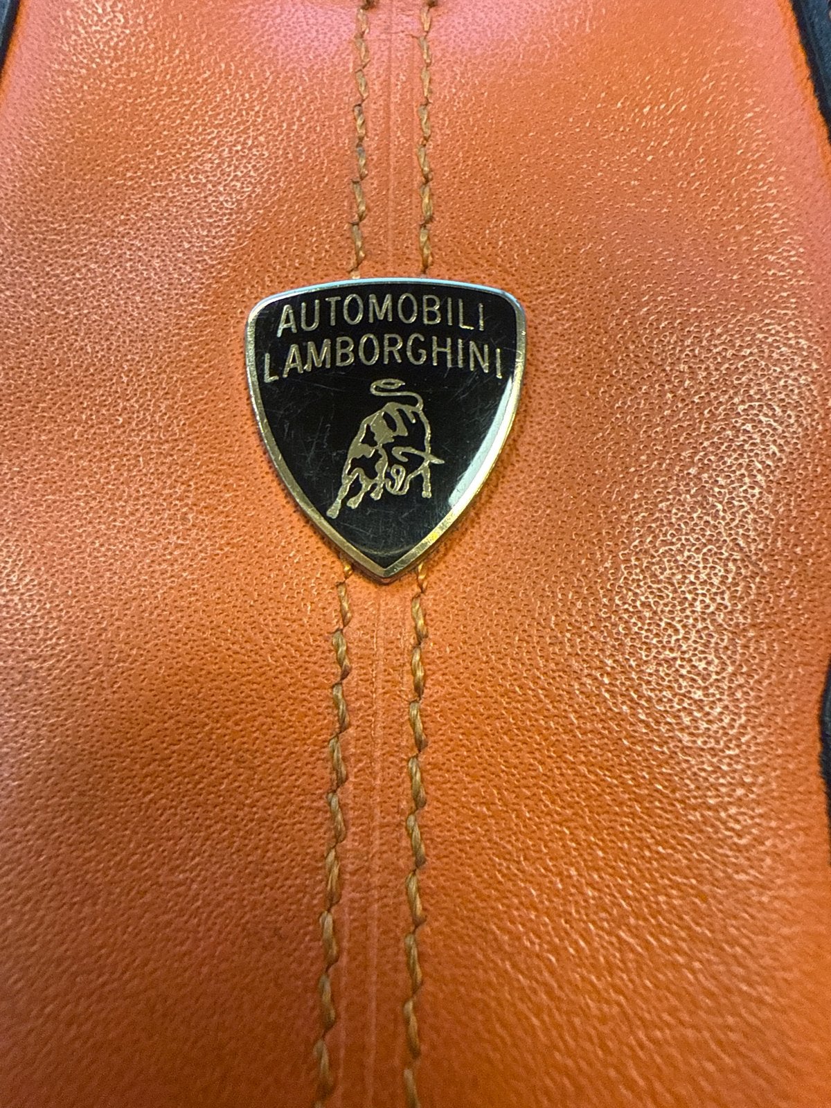 Automobili Lamborghini iPhone 6/6S Hoesje cognac/Zwart Leer, Telecommunicatie, Mobiele telefoons | Hoesjes en Frontjes | Apple iPhone