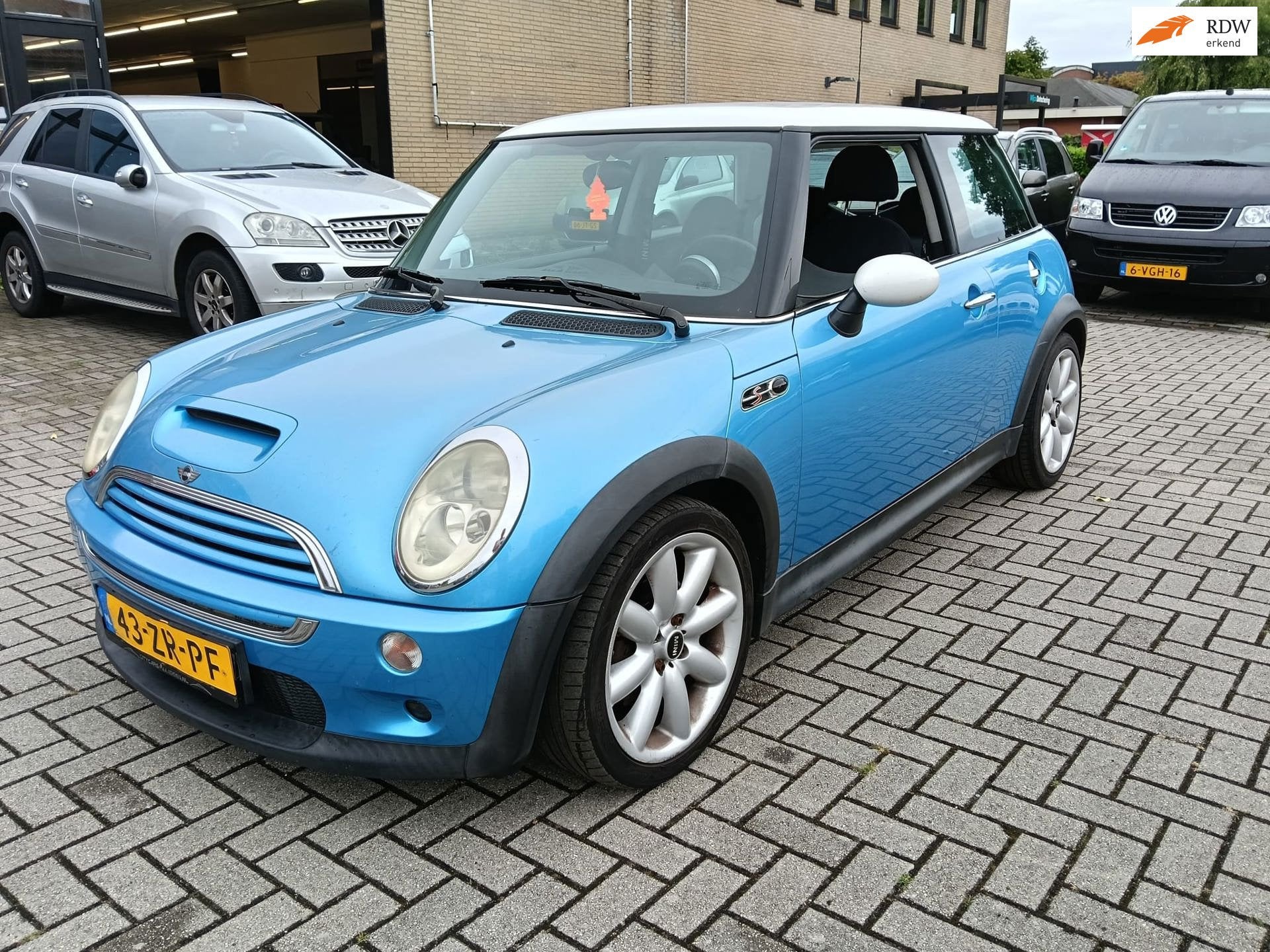Mini 3-Deurs 1.6 Cooper S met Nieuwe Apk, Auto's, Voorwielaandrijving, Stof, Gebruikt, 4 cilinders