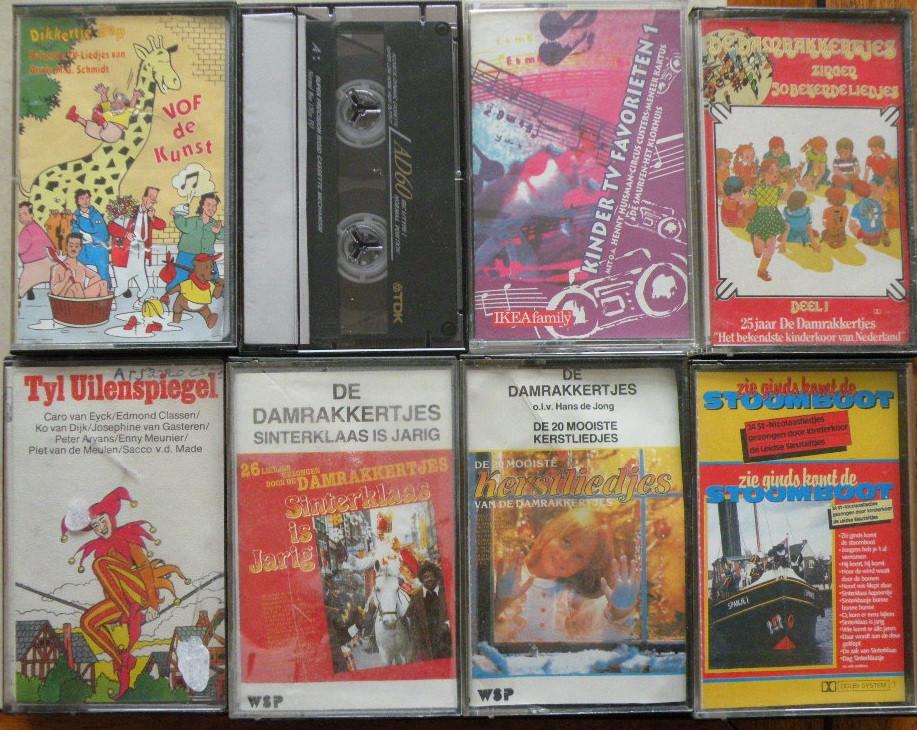Cassettebandjes met kinderliedjes., Ophalen of Verzenden, Gebruikt, Overige genres, 2 t/m 25 bandjes