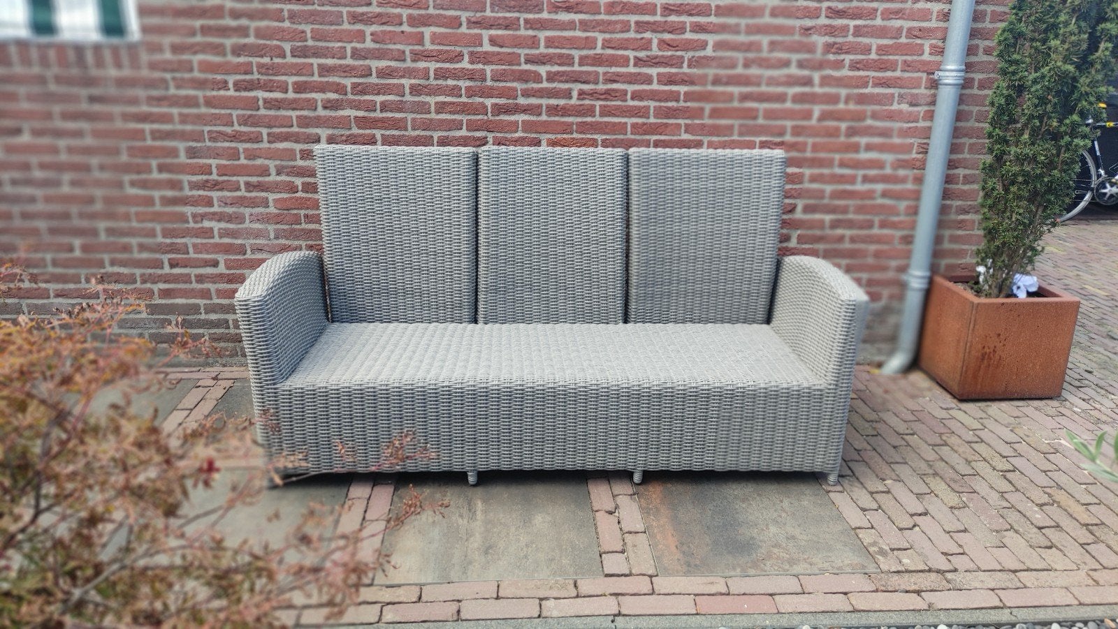 your own living Wicker loungebank met verstelbare rugleuning, Ophalen of Verzenden, Nieuw, Wicker