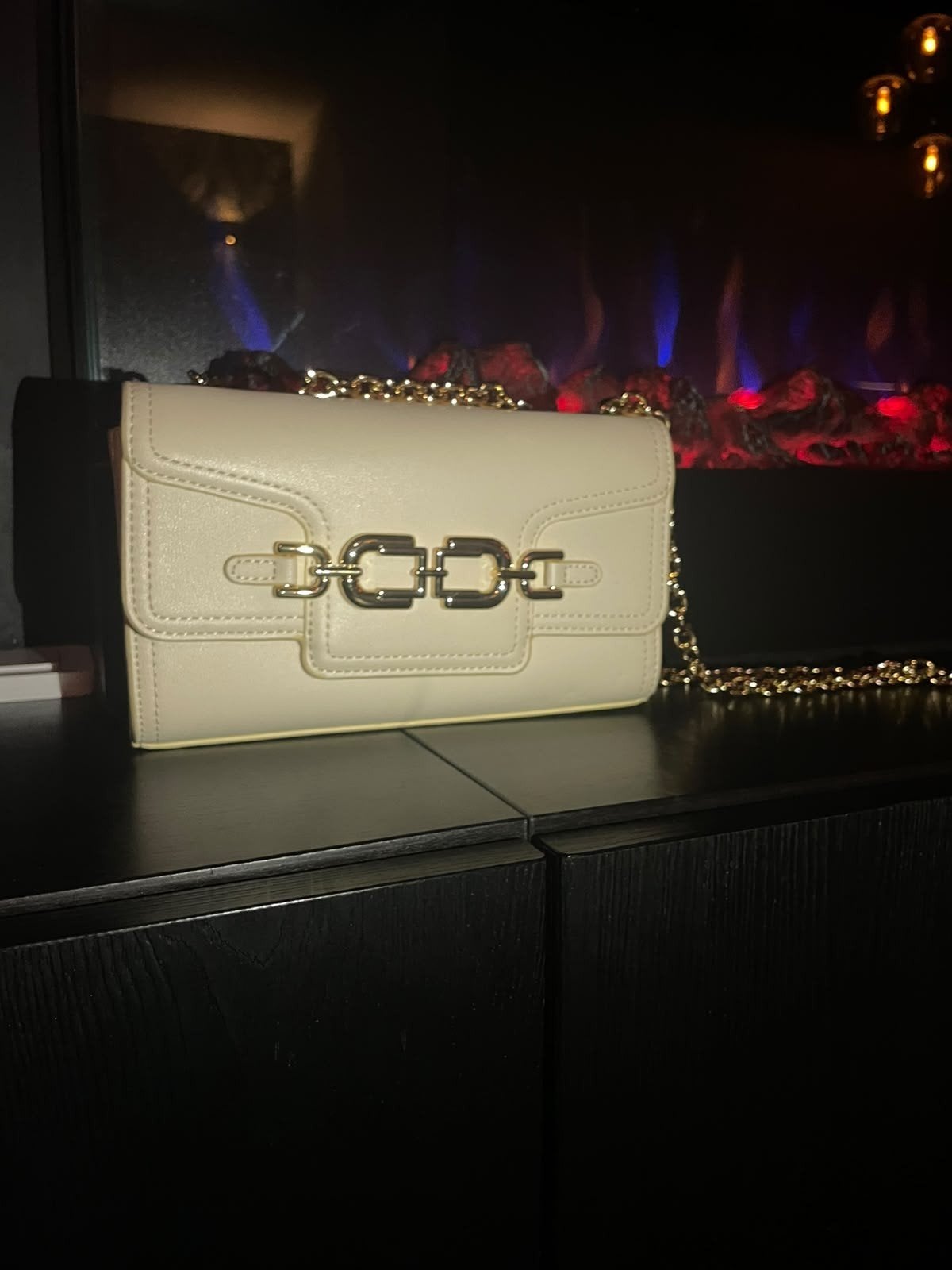 leuke beige tasje, Verzenden, Gebruikt, Beige, Overige merken