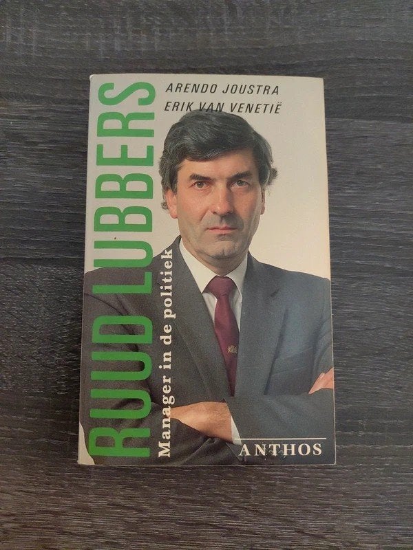 Ruud Lubbers: Manager in de politiek - Boek, Gelezen, Arendo Joustra, Erik van Venetië, Ophalen of Verzenden, Politiek en Staatkunde