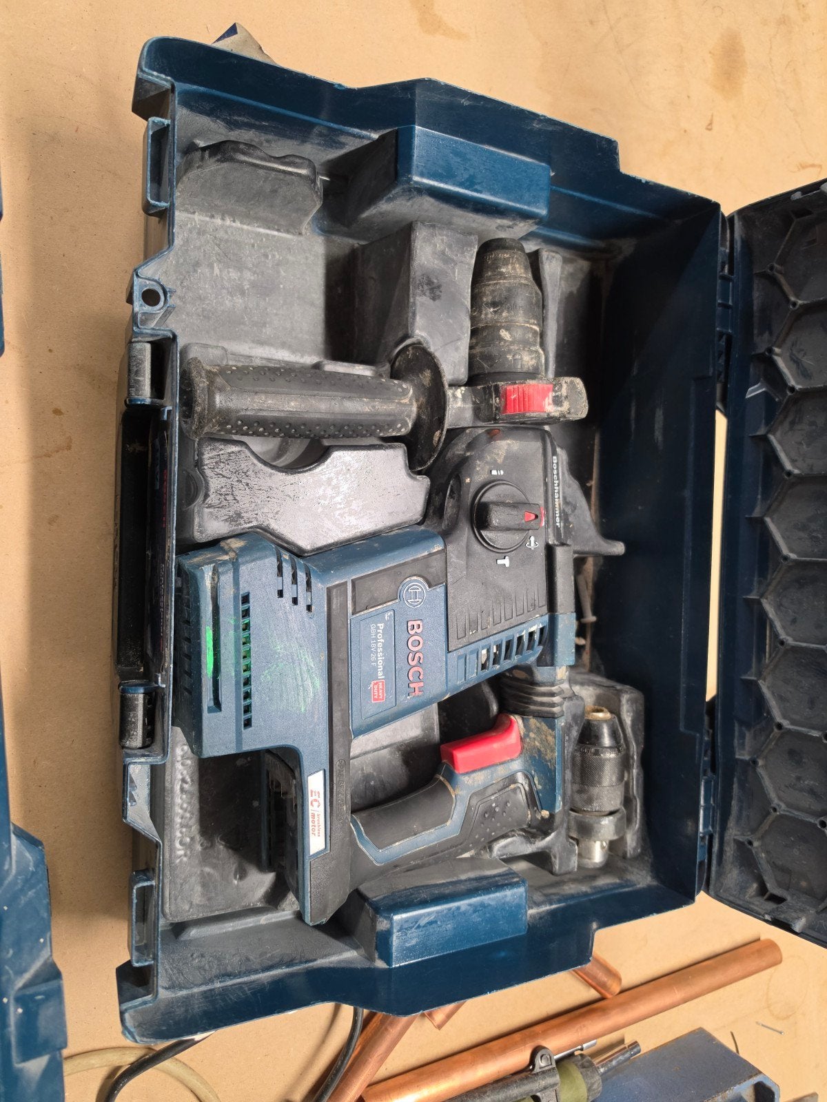 Bosch 18V Professional set met diverse accu's, Ophalen of Verzenden, Gebruikt, Overige typen