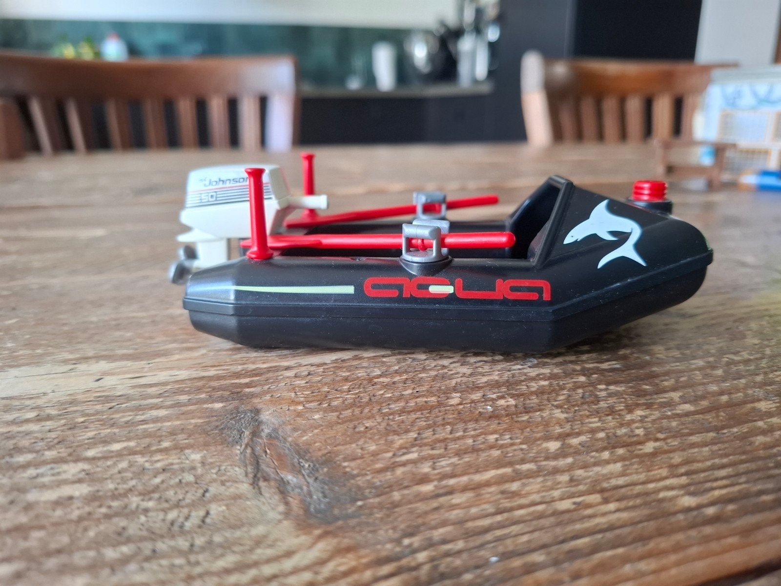 Playmobil Zodiac boot met motor - Aqua, Kinderen en Baby's, Ophalen of Verzenden