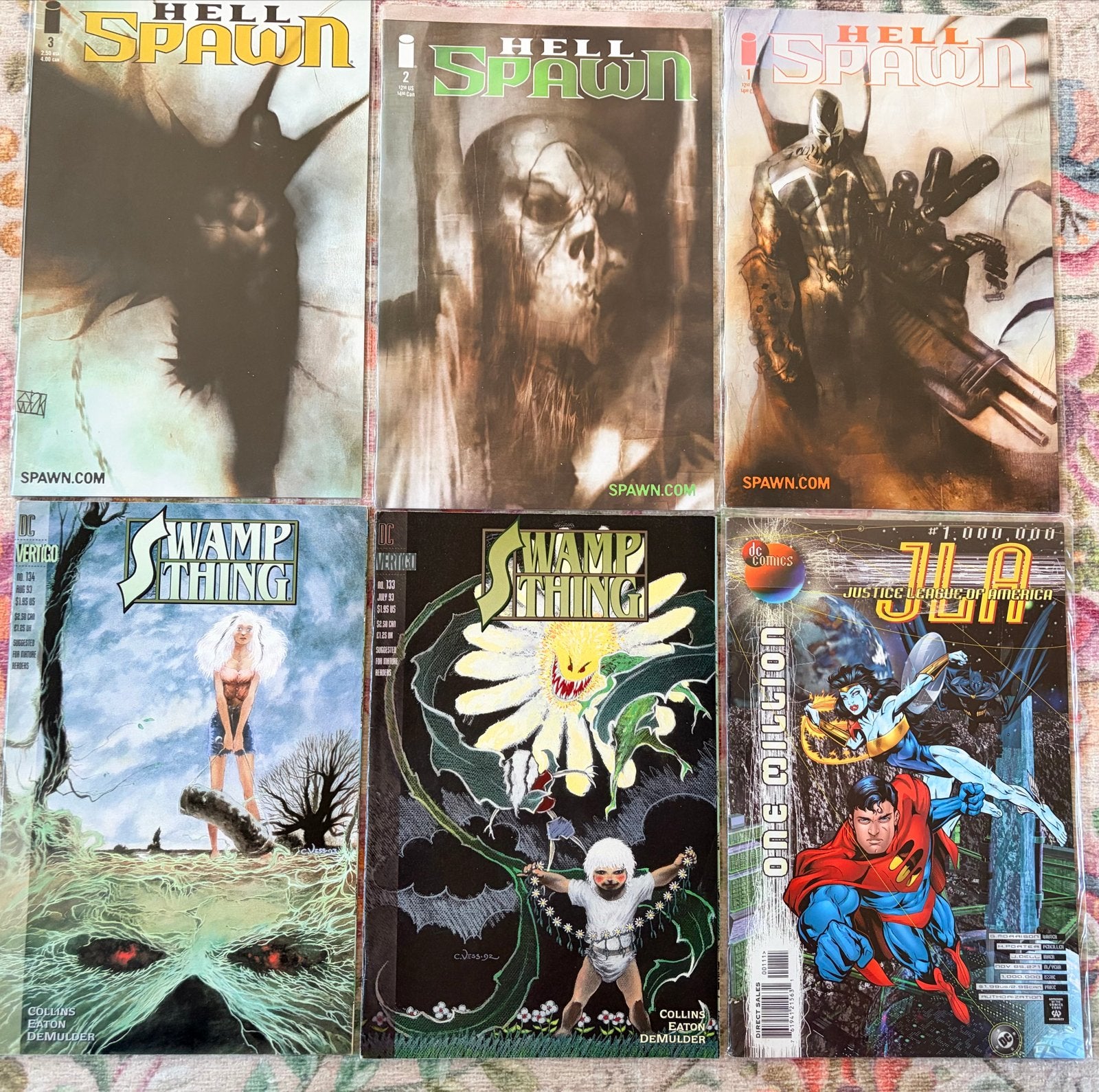 Hellspawn, Swamp Thing & JLA Comics - Diverse Collectie, Meerdere comics, Ophalen of Verzenden, Zo goed als nieuw, Amerika